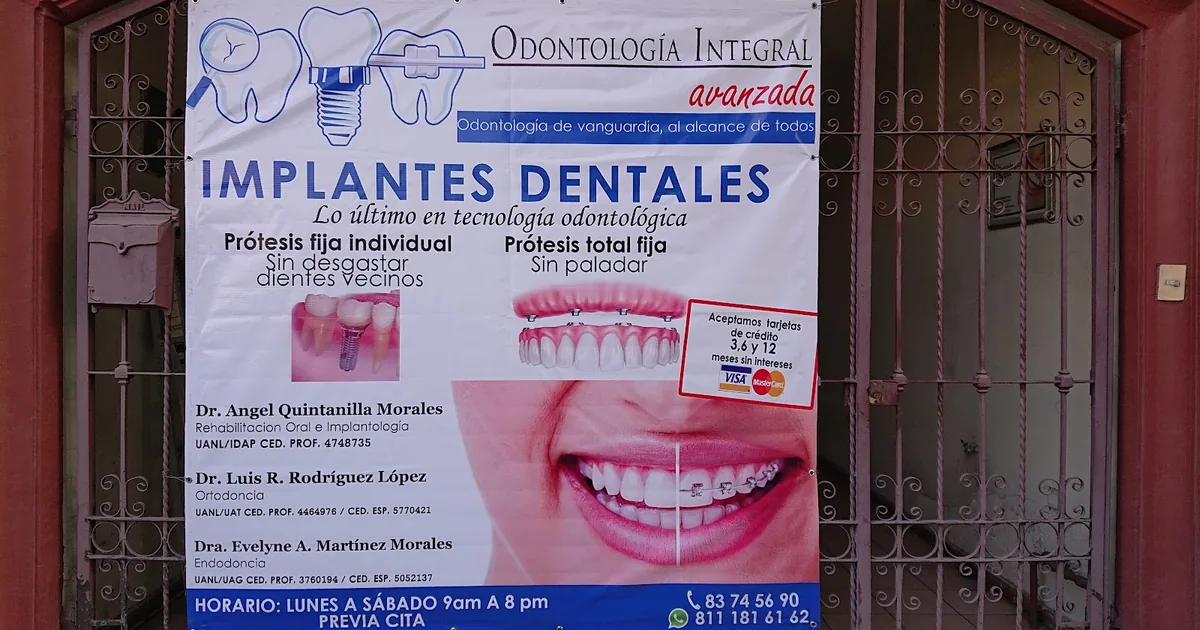 Odontología Integral Avanzada Dr. Angel Quintanilla